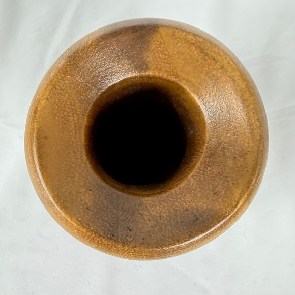 Vintage Turned Wooden Tiki Bar Vase Hand Carved Hut 6 in Blond Wood Excellent - Picture 6 of 12